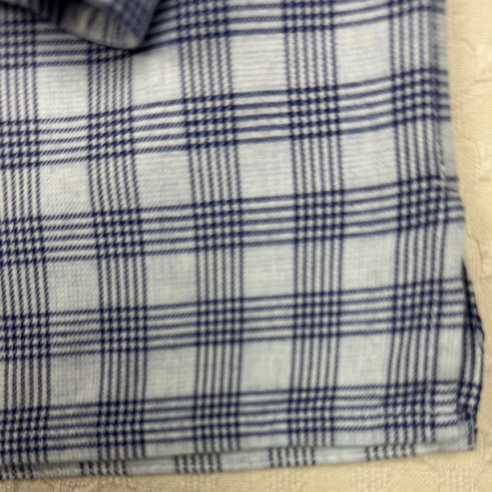 Solemare Maus & Hoffman Plaid Cotton Cashmere Blend Shirt Mens M Italy Old Money